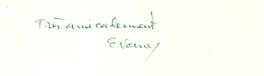Verso du dessin. Verso du dessin.