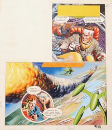 Frank Hampson - Dan DARE - Planche 1 - the ship that lived - Planche originale