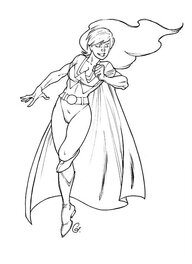 Illustration originale d'Ultra Woman