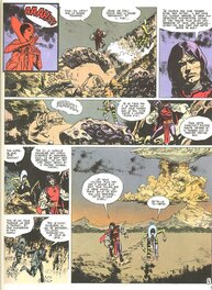 Page de l'album présentant la planche en couleurs Page de l'album présentant la planche en couleurs