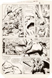 John Buscema - Conan THE BARBARIAN #177 p.6, 1985 - Comic Strip
