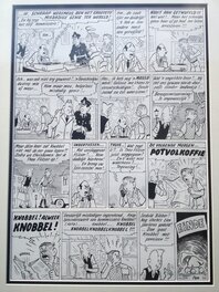 Pom - Piet Pienter en Bert Bibber 17 : De vloek van Toetan Kanon - Planche originale