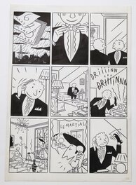 François Avril - Soir DE PARIS - ENFIN TRANQUILLE PLANCHE 1 - Comic Strip