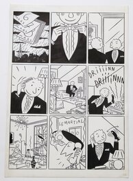 François Avril - Soir DE PARIS - ENFIN TRANQUILLE PLANCHE 1 - Planche originale