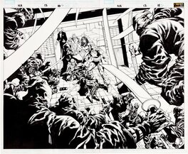 David Finch - New Avengers Finale - Planche originale