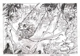 Batem - Couple de marsupilamis - Original Illustration