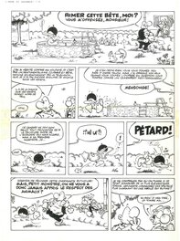 Greg - Achille Talon - L'Arme du crocodile (planche 1) - Planche originale