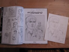 L'original repris dans le carnet de croquis du tome 10 L'original repris dans le carnet de croquis du tome 10