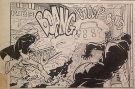 Une scène digne du fameux film "Bulitt" avec Steve Mac Queen , sauf qu'ici c'est Tillieux qui tire