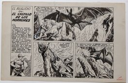 Manuel Gago - Le CHATEAU DES HORREURS - El Aguilucho !!    1960 - Planche originale