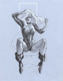 Phil Noto - Black Canary par Phil Noto - Illustration originale