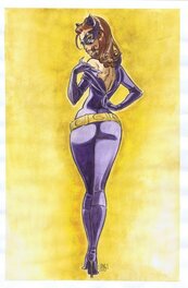 Montse Martín - Catwoman par Montse martin - Original Illustration