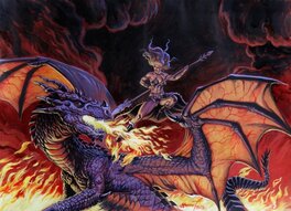 Nicolas Guenet - Dragon - commission - Original Illustration