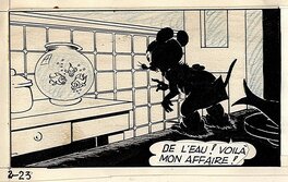 Détail de la première case ... ce qui permet d’apprécier pleinement son talent graphique sans le moindre artifice. Détail de la première case ... ce qui permet d’apprécier pleinement son talent graphique sans le moindre artifice.