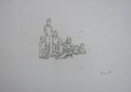 Dessin préparatoire case 1 Dessin préparatoire case 1