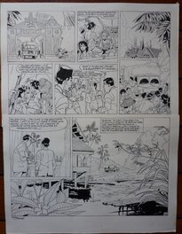 Renaud - Brelan DE DAMES / RENAUD - Planche originale