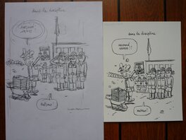 Luc Cromheecke - Pub ABONNEMENT SPIROU - Original Illustration