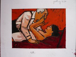 Jean-Claude Götting - Tendresse / GÖTTING - Illustration originale