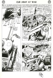 Joe Kubert - Our Army at War # 136 p. 9 - Comic Strip