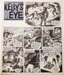 Francisco Solano Lopez - Kelly EYES - Valiant 6 Août 1966 - Planche originale