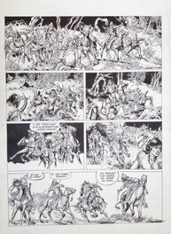 Franz - Jugurtha 6 - Les loups de la Steppe - Planche originale