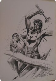 Alessandro Chiarolla - Illustration DE ZAGOR PAR SCHARIOLLA - Original Illustration