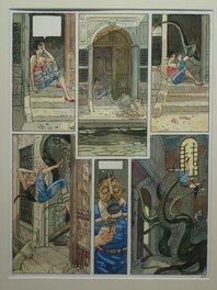 Jean-Pierre Gibrat - Marée Basse_Mise en couleur pl.35 - Planche originale