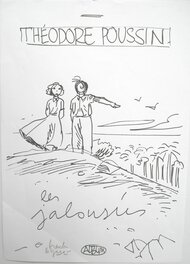 Frank Le Gall - 2004 - Théodore Poussin #12: Essai de Couverture "Les Jalousies" - Original Cover