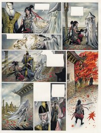 Saverio Tenuta - La légende des nuées écarlates T1 -  page27 - Planche originale