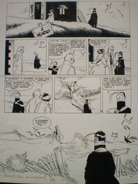 Frank Le Gall - Un passager porté disparu - Planche originale