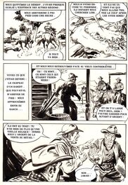 Antonio Pérez Barrera - Un chapeau raconte - archives Artima - Planche originale