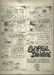 Paul Deliège - Super dingue - Planche originale