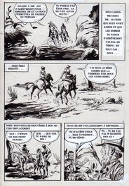 Antonio Pérez Barrera - Un chapeau raconte - archives Artima - Planche originale