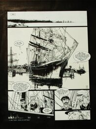 Planche originale - Le BELEM - Tome 4 planche 17