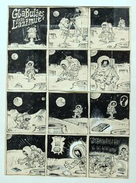 Nikita Mandryka - Une clopinette dans la lune !! - Planche originale