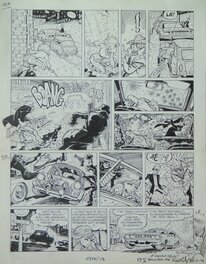 Planche originale - 1973 - Natacha : La mémoire de métal *