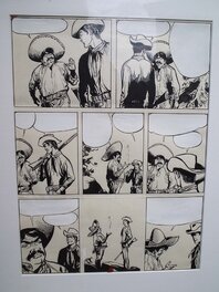 Jijé - Jerry Spring n° 5, « La Passe des Indiens », planche 41, 1956. - Planche originale