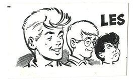 Les 3 A - Têtière du journal Tintin pour cette série.