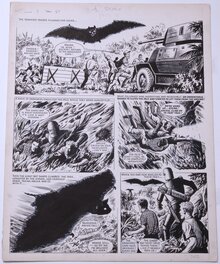 Ted Kearon - The mystery of the giant bats - revue lion 7 janvier 1967 - Comic Strip