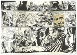 Joe Kubert - Star Spangled War Stories # 158 Double page 2 et 3 . Unknow Soldier . - Planche originale