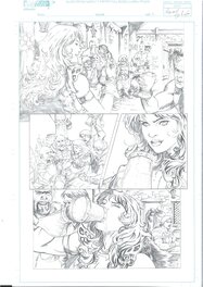 Adriano Batista - Red Sonja- Planche 2 - Original Illustration