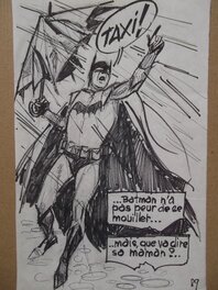 Raymond Poïvet - Batman - Illustration originale