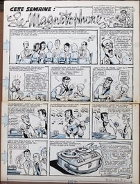 Gotlib - Les joies du magnétophe !! et oui cela date du siècle dernier !! PAGE 2 - Planche originale