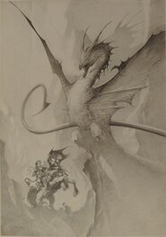 Alberto Varanda - Dragon - Illustration originale