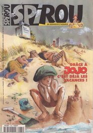 Couverture pour le numéro 3182 du 04 avril 1999 dessinée par René Follet dans le cadre de la prépublication de l'histoire.