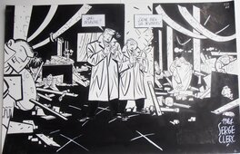 Serge Clerc - Quel désastre... FUREUR SUR LA TOUNDRA. 1984 - Illustration originale