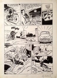 Planche originale - Chaland, 1980 : Bob Fish détective