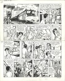 François Walthéry - François Walthéry, 1976, Natacha, Le 13ème Apôtre - Planche originale