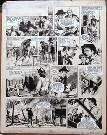 Don Lawrence - Wells Fargo & Pony Express - 1960 - Planche originale