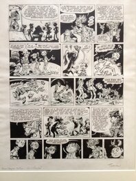 Fabrice Tarrin - Spirou et Fantasio Le Tombeau des Champignac - Planche originale